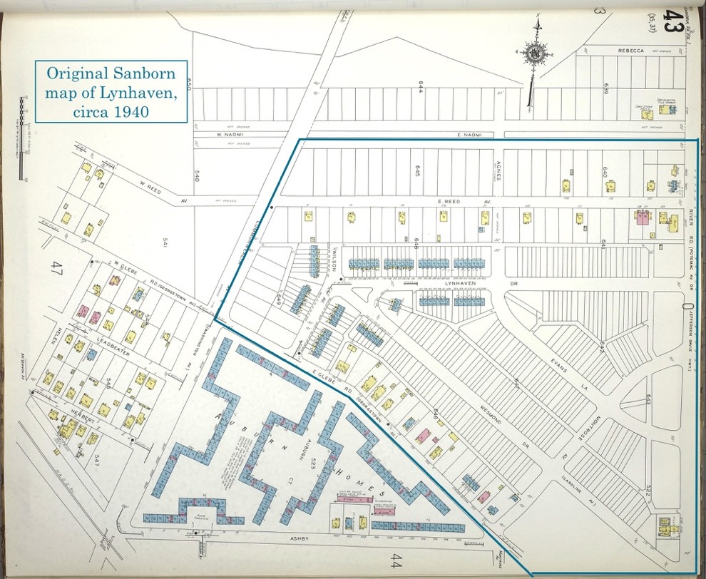 Sanborn map of the Lynnhaven neighborhood